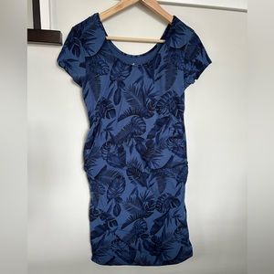 Maternity Dress - Hawaiian Print